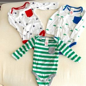 Baby Boden 6-12mo long sleeve onesies